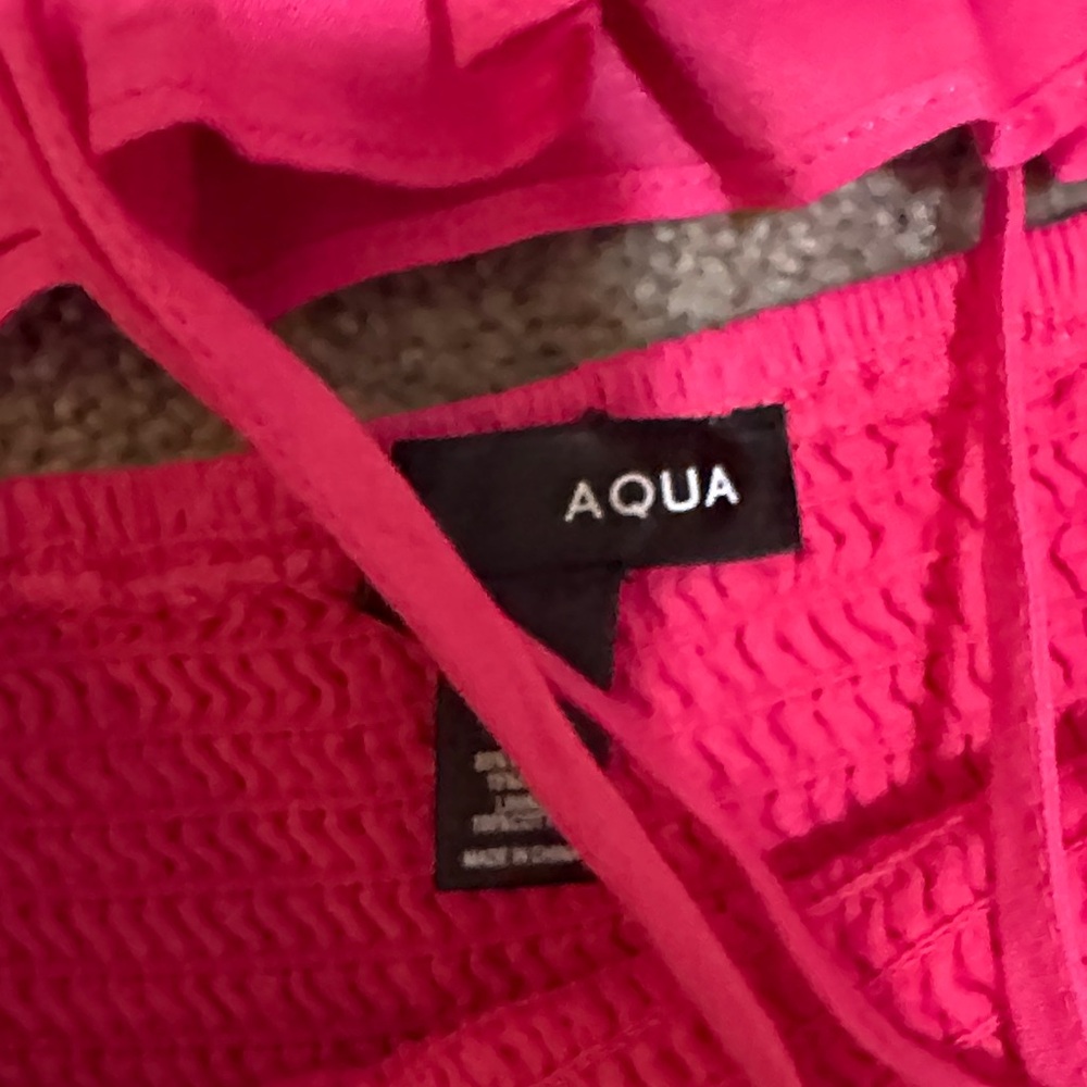 Aqua Vibrant Pink Ruffle Set - Picture 3 of 3
